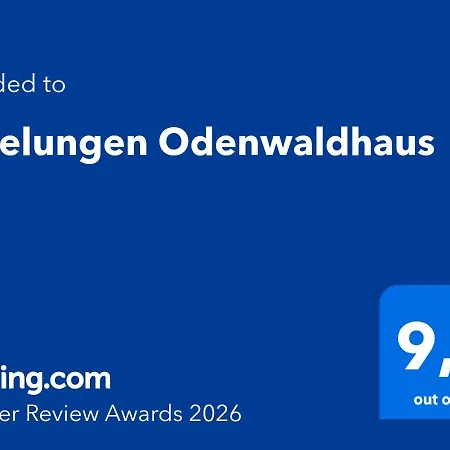 Hébergement de vacances Nibelungen Odenwaldhaus Mossautal